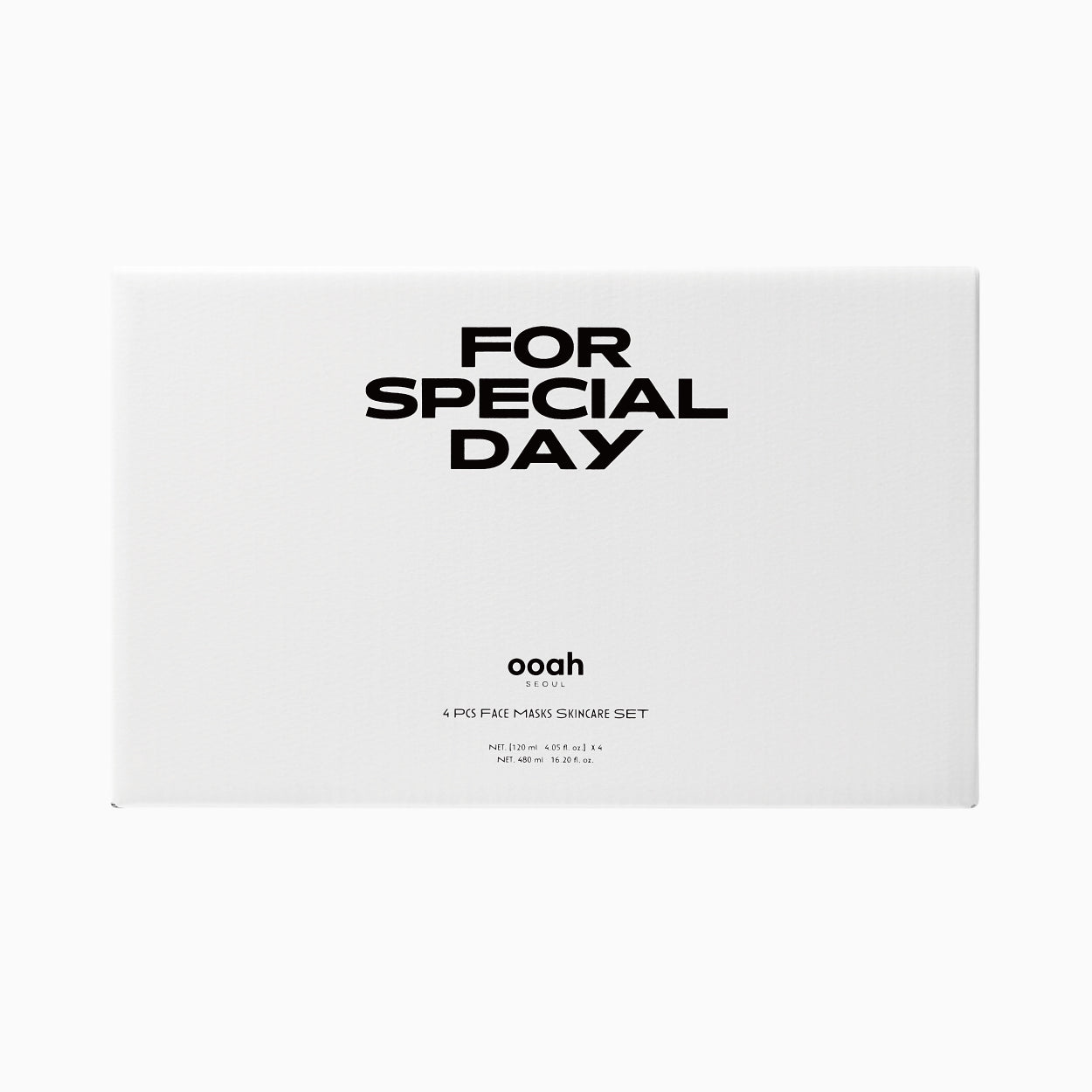 FOR SPECIAL DAY 4PCS FACE MASKS SKINCARE SET